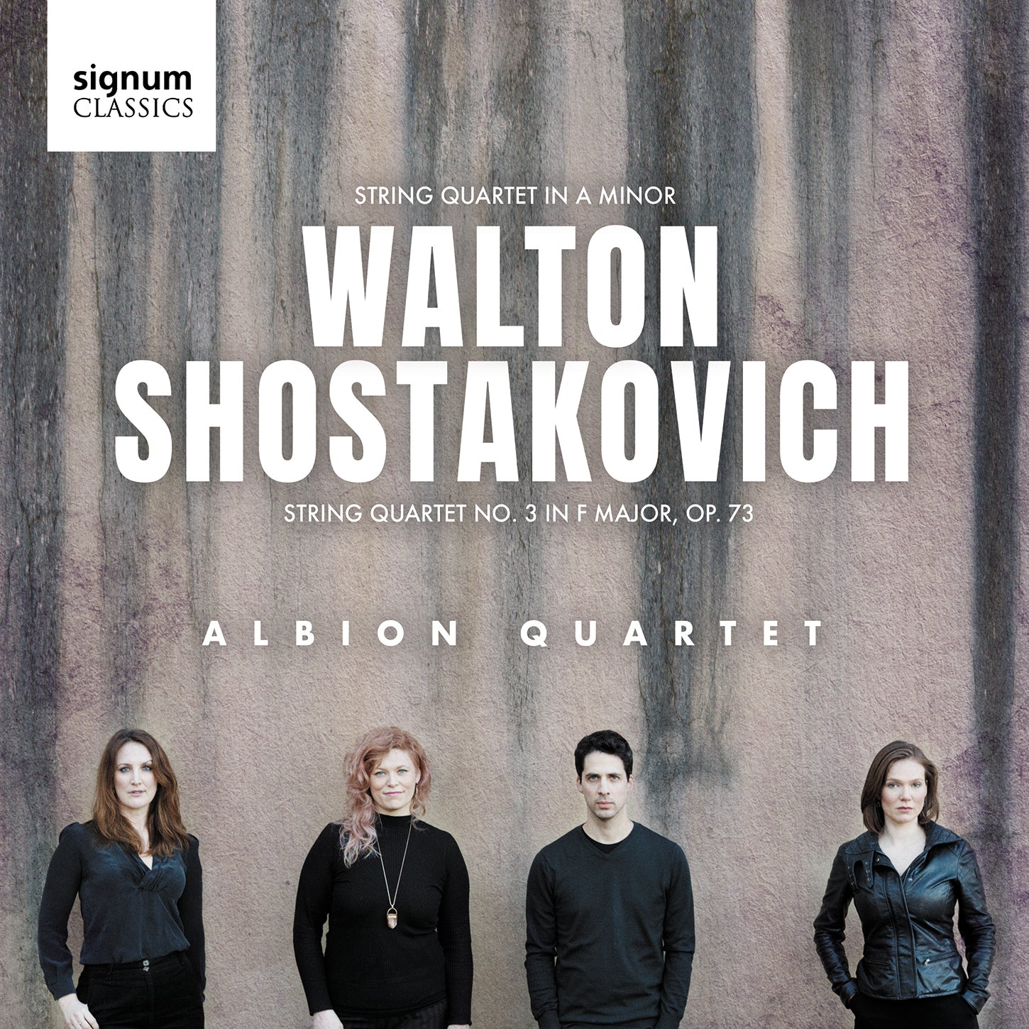 Walton: Quartet in A; Shostakovich: Quartet no. 3 / Albion Quartet