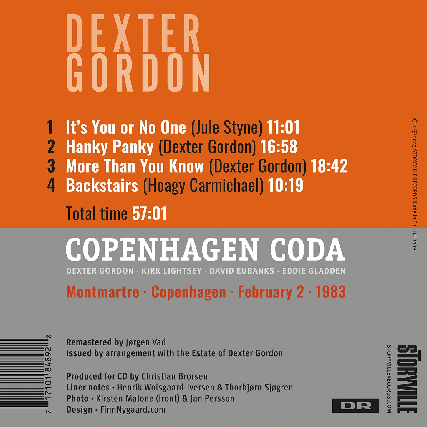 Dexter　Copenhagen　Coda　ArkivMusic　Gordon　–