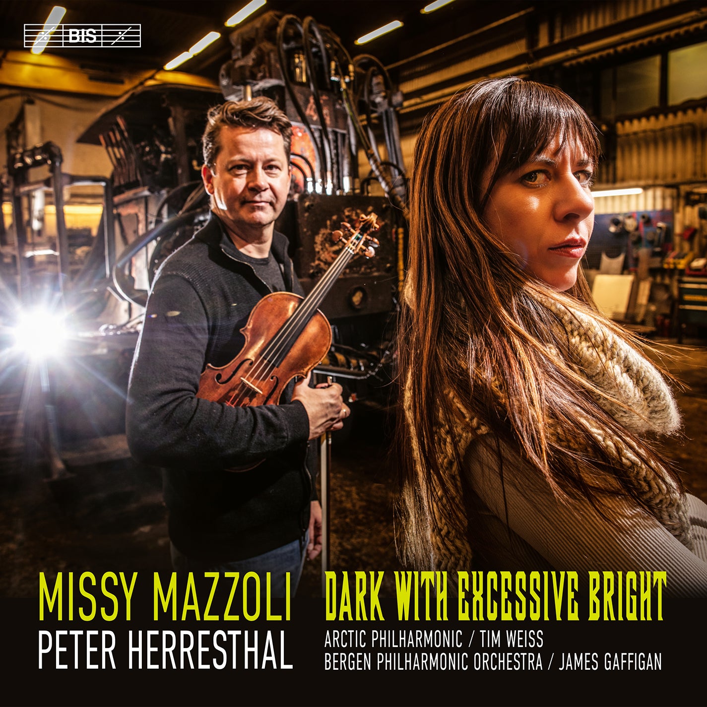Mazzoli: Dark with Excessive Bright / Herresthal, Gaffigan, Arctic & Bergen Philharmonic