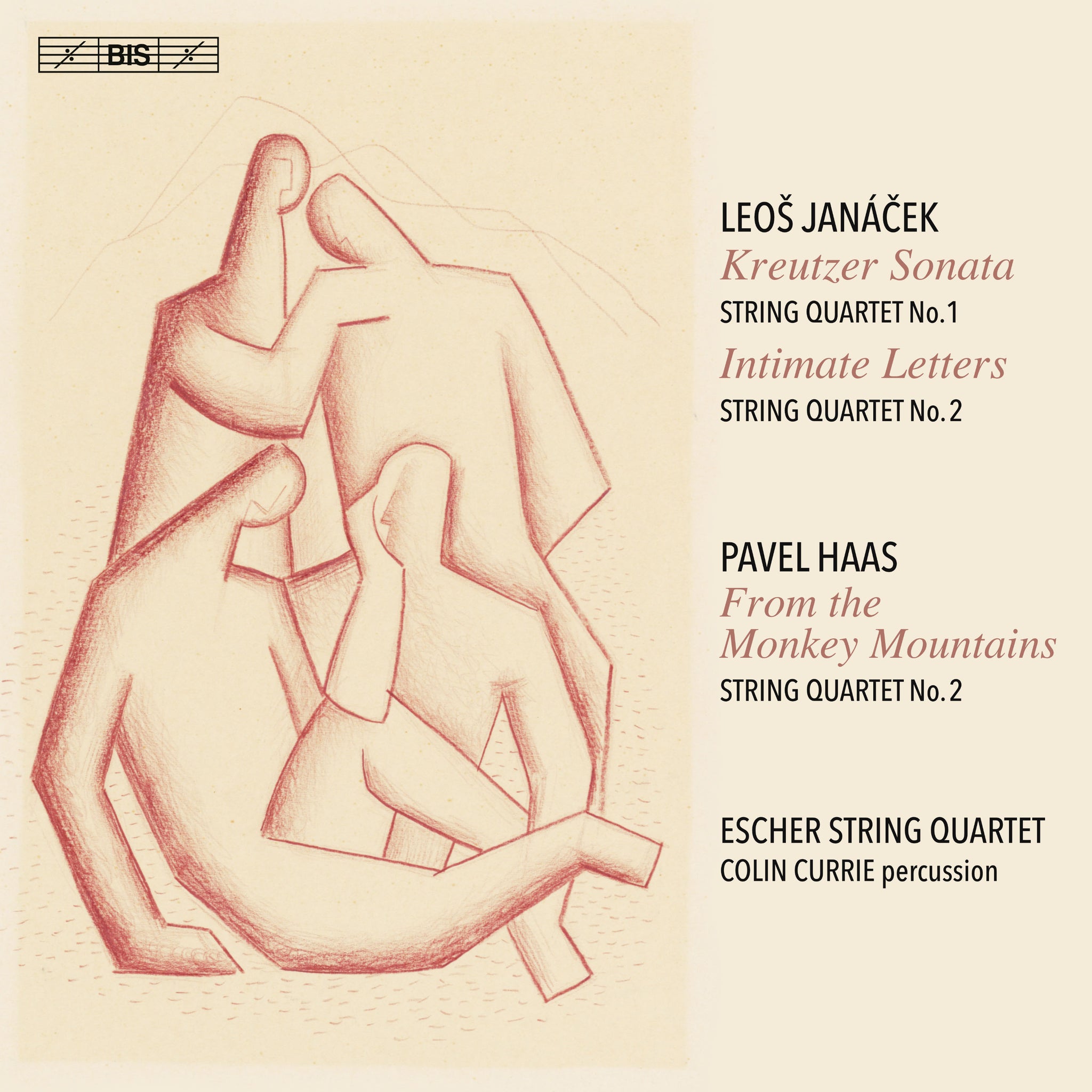 Janáček & Haas: String Quartets / Currie, Escher String Quartet