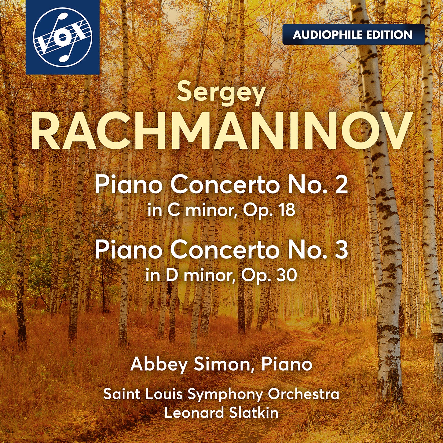 Rachmaninoff: Piano Concerto Nos. 2 & 3 / Simon, Slatkin, Saint Louis Symphony