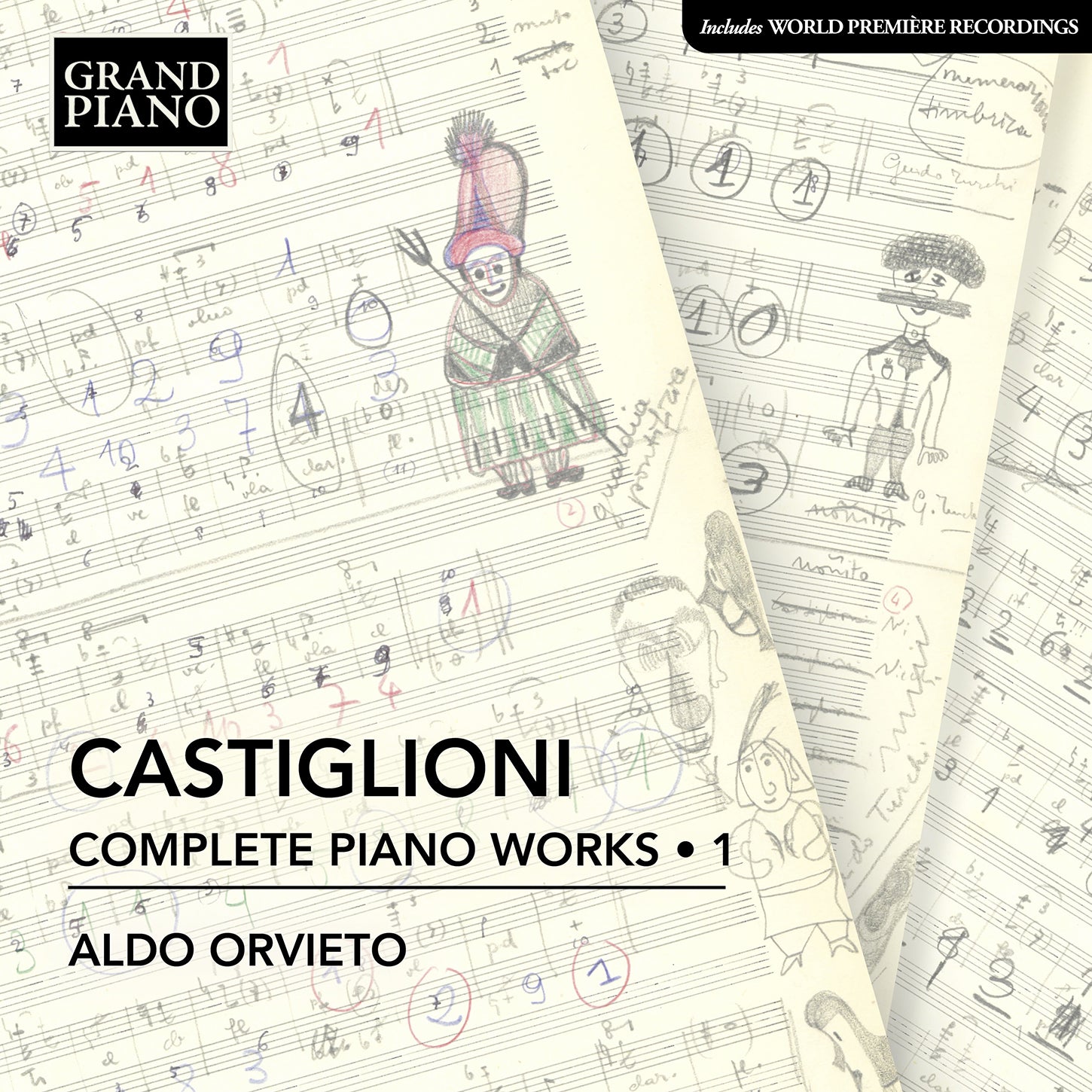 Castiglioni: Complete Piano Works, Vol. 1 / Orvieto