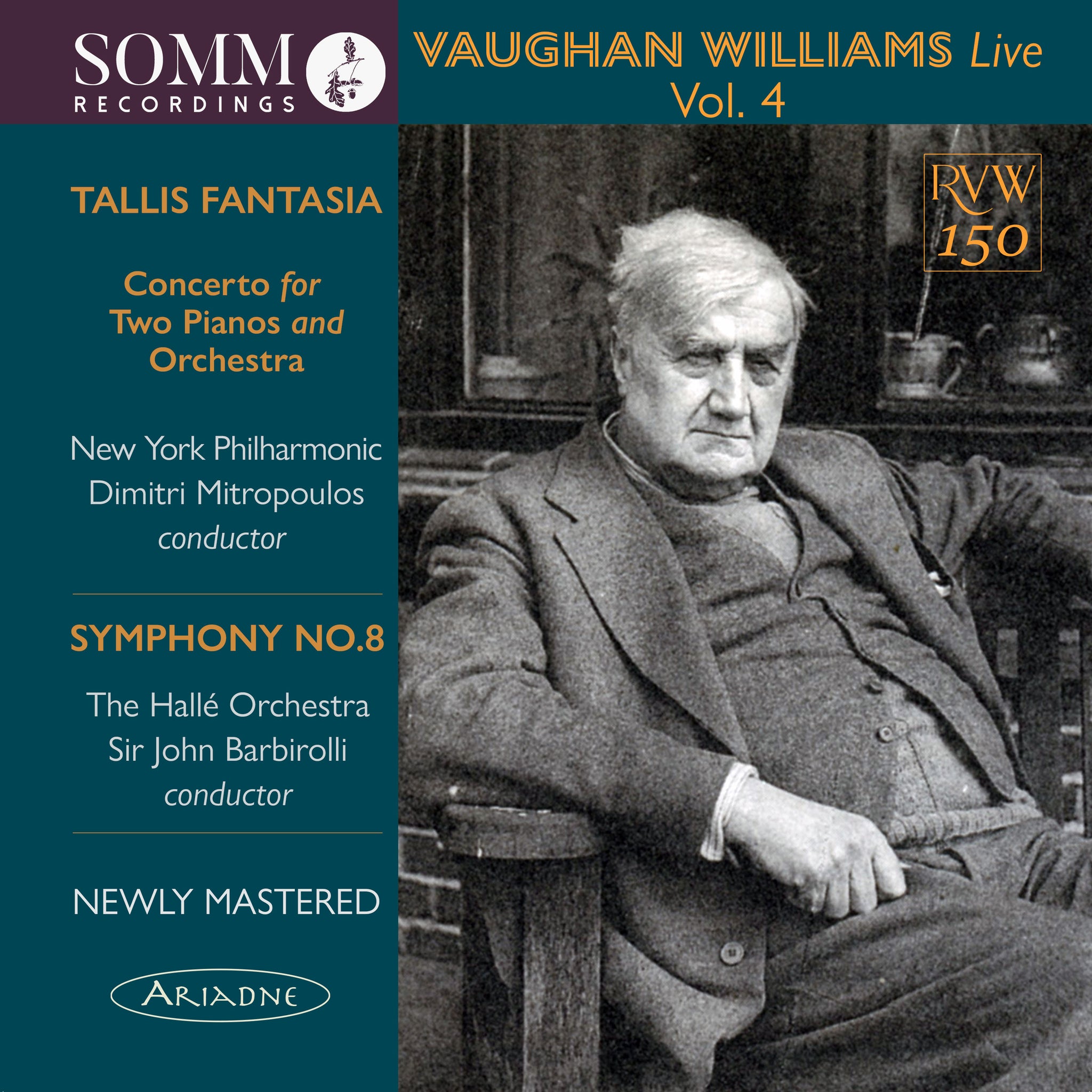 Vaughan Williams Live, Vol. 4 / Mitropoulos, Barbirolli, NY Philharmonic, Halle Orchestra