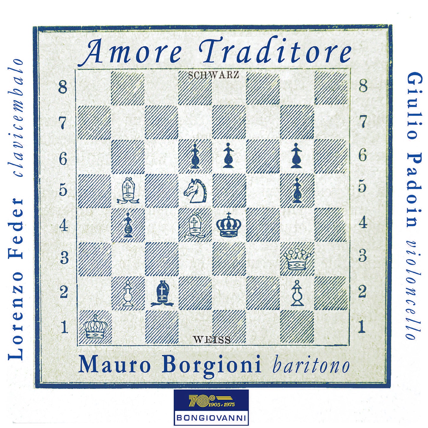 Bach, Handel et al: Amore Traditore - Italian Cantatas in Germany / Borgioni, Feder, Padoin