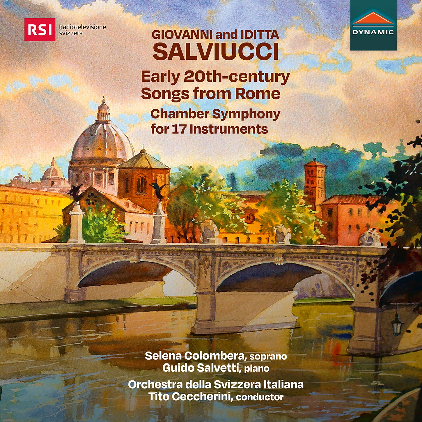 G. & I. Salviucci: Songs; Chamber Symphony / Colombera, Orchestra of Italian Switzerland