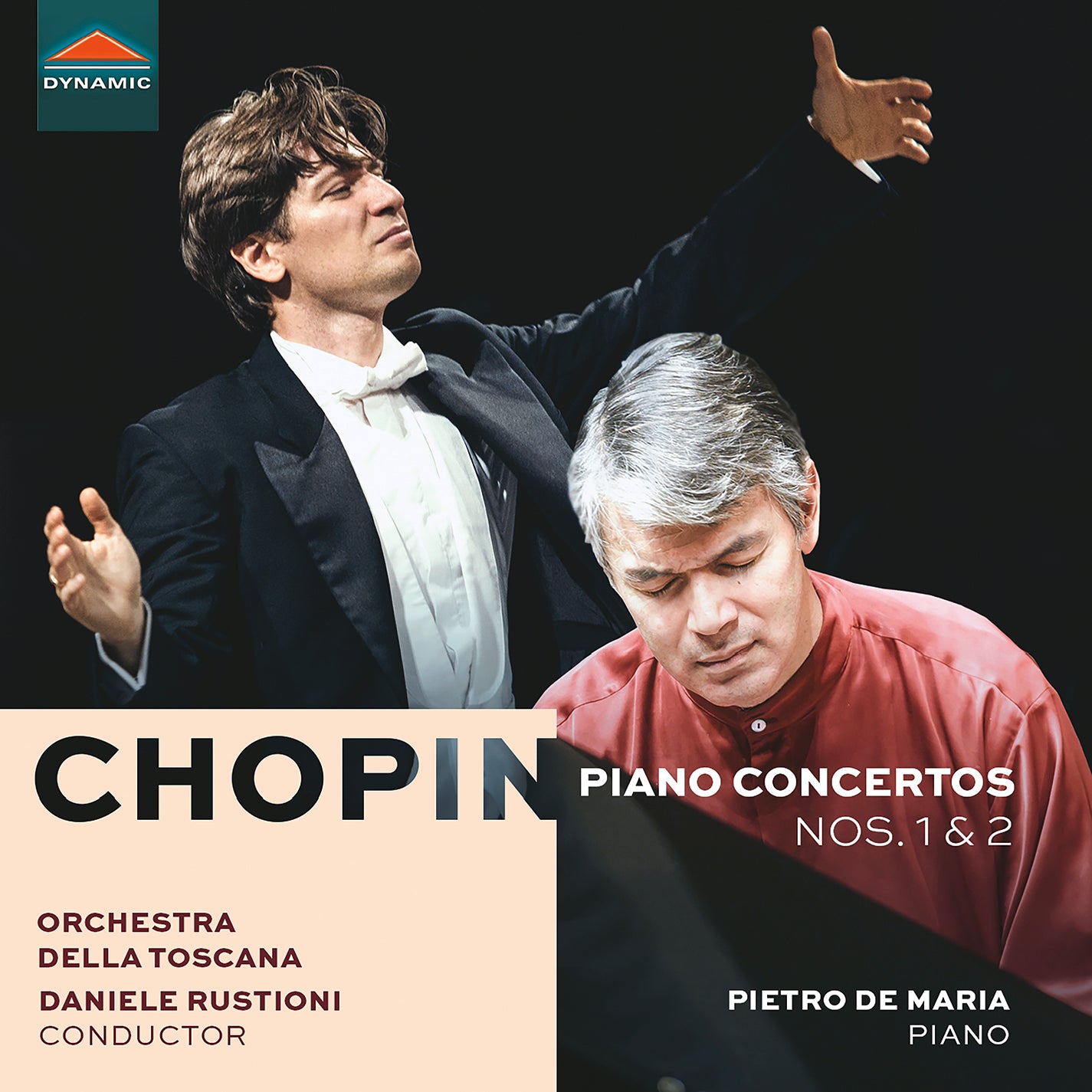 Chopin: Piano Concertos Nos. 1 & 2 / Pietro de Maria, Rustioni, Tuscan Orchestra