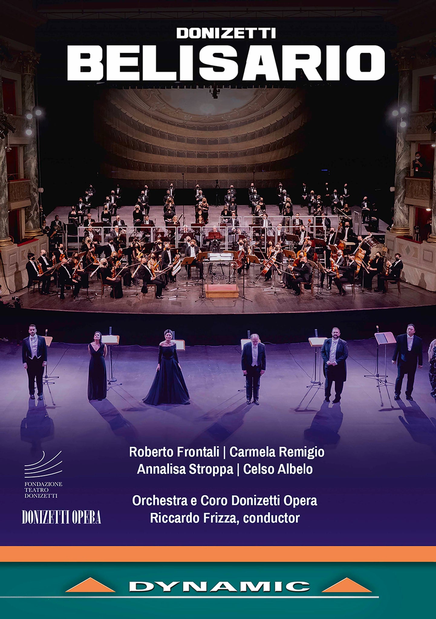 Donizetti: Belisario / Frizza, Orchestra Donizetti Opera, Coro Donizetti Opera [DVD]