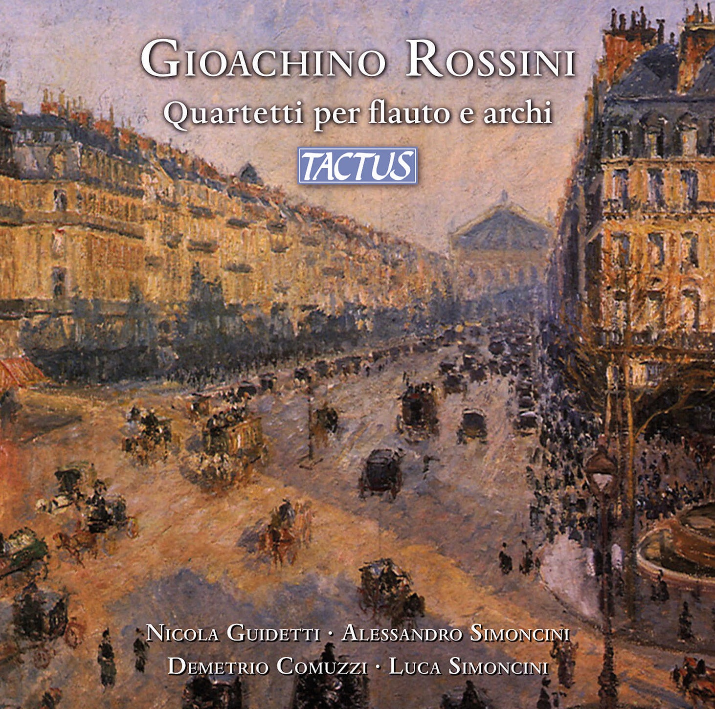 Rossini: Quartets for Flute & Strings / Guidetti, Simoncini, Comuzzi