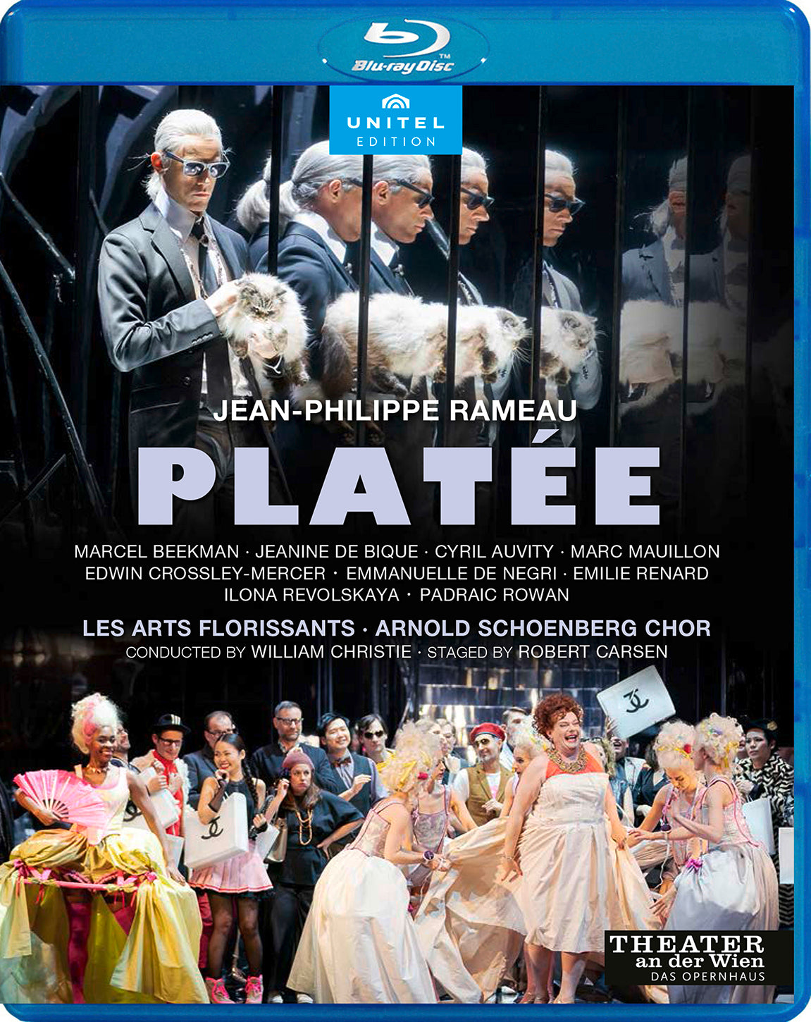 Rameau: Platée / Christie, Carsen, Les Arts Florissants, Arnold Schoenberg Choir [Blu-ray]