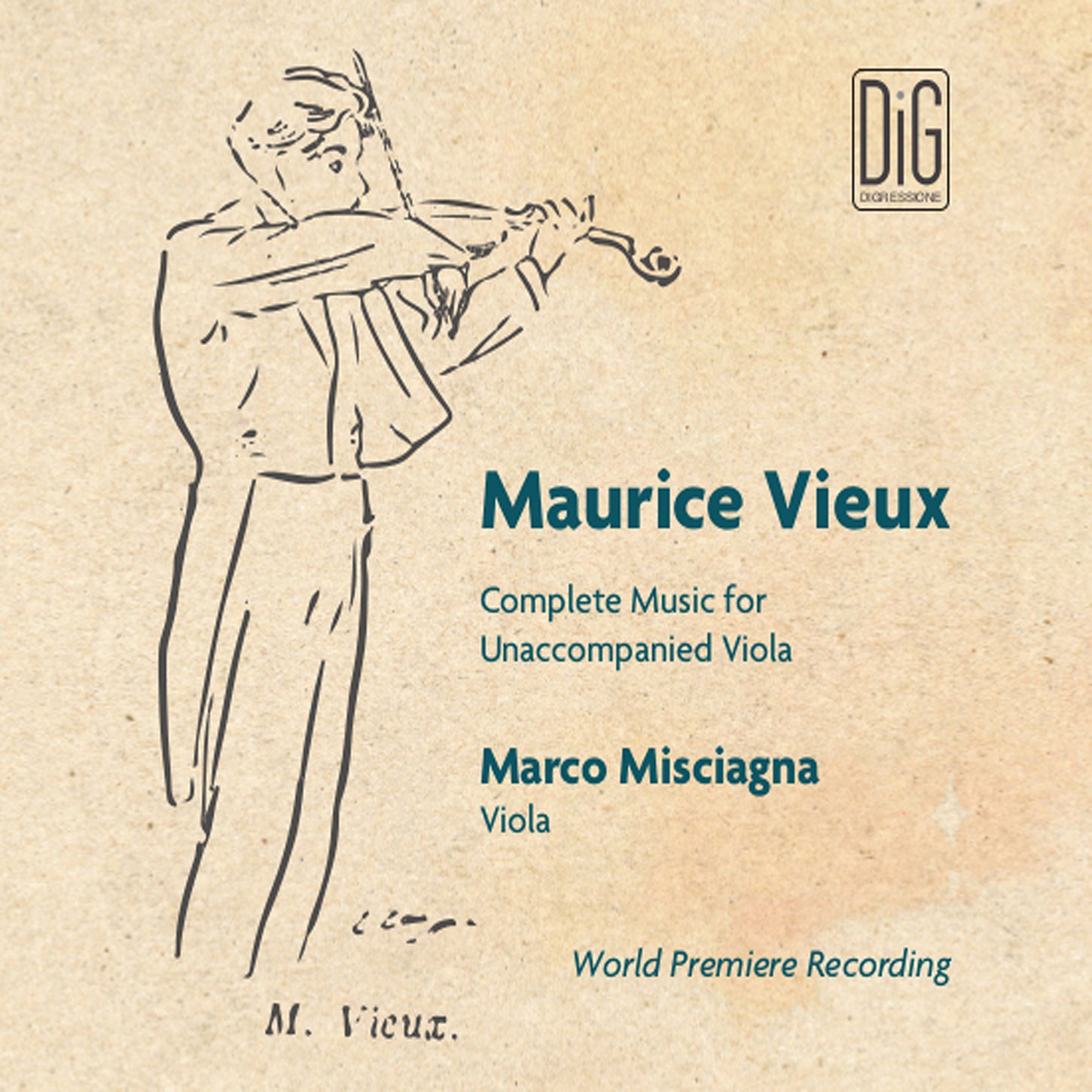 Vieux: Complete Music for Unaccompanied Viola / Misciagna