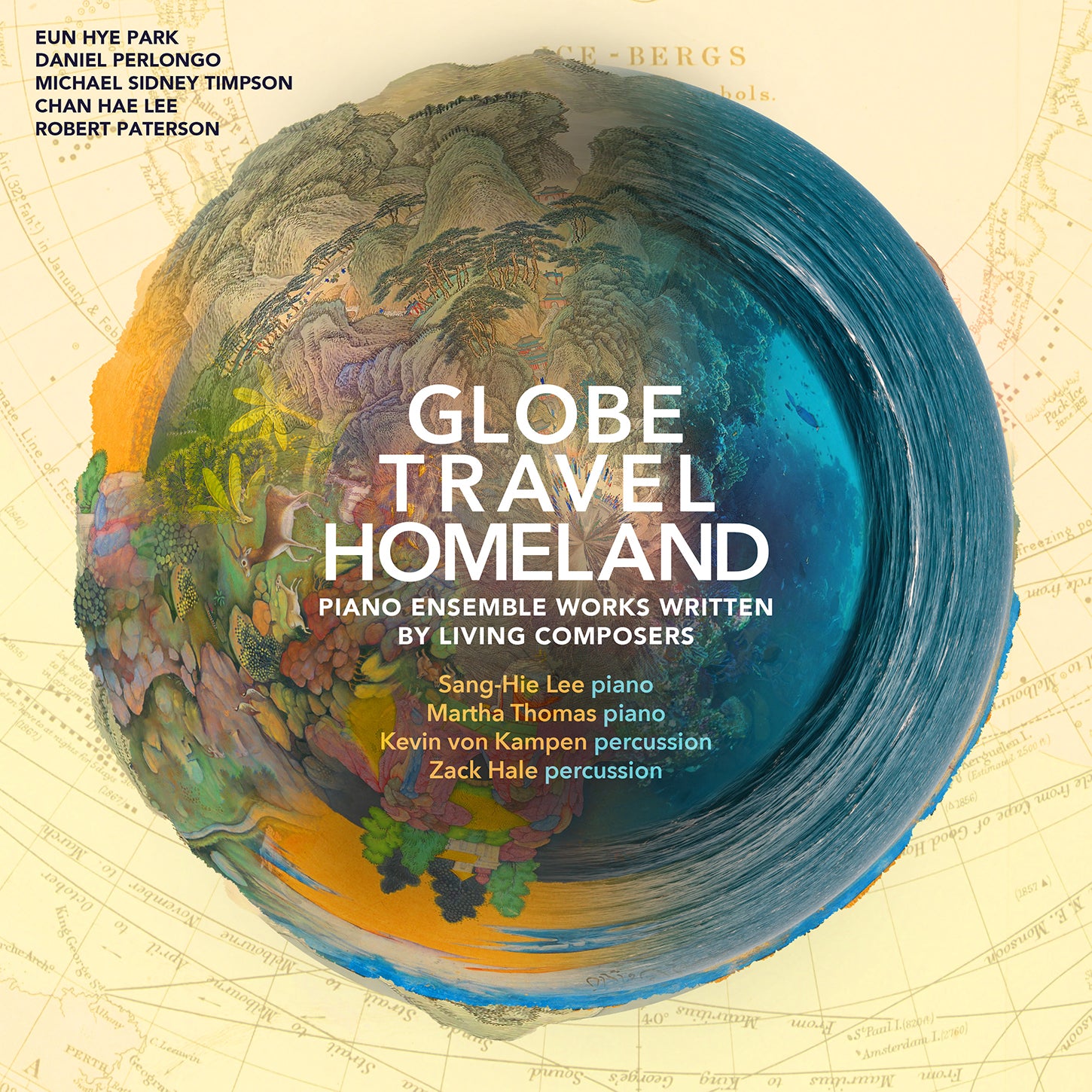 Globe, Travel, Homeland: Piano Duos by Living Composers / Lee, Thomas