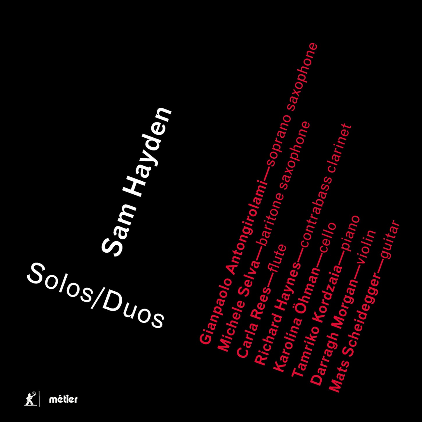 Solos/Duos - Works for Woodwinds, Strings & Piano / Sam Hayden