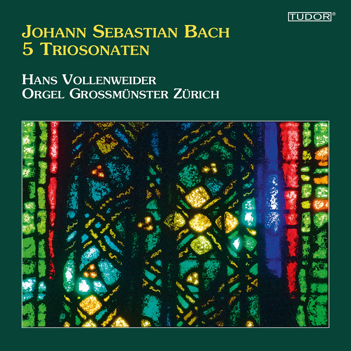 Bach: 5 Sonatas on the Organ of the Zurich Grossmünster / Vollenweider