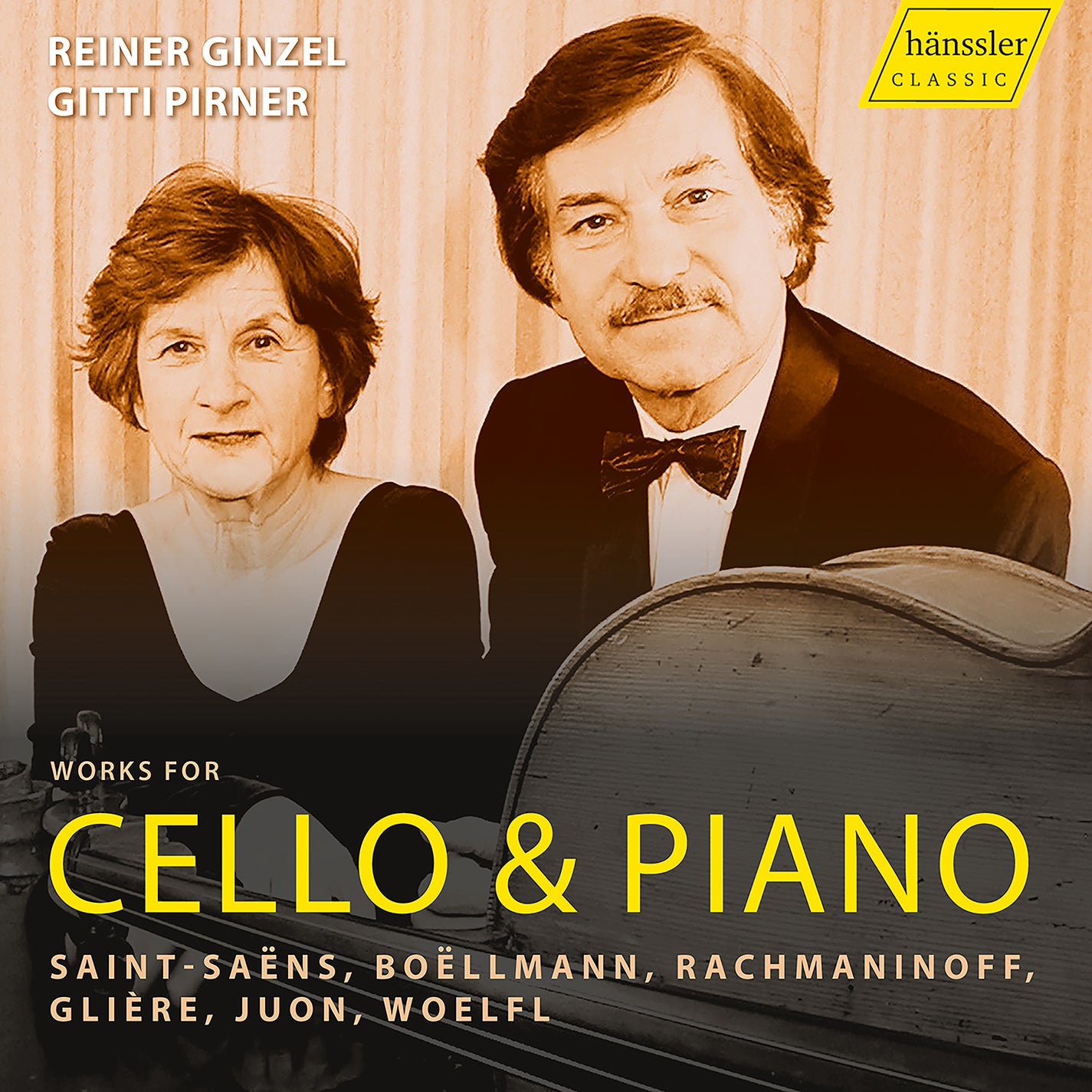Glière, Rachmaninoff, Saint-Saëns et al: Works for Cello & Piano / Ginzel, Pirner