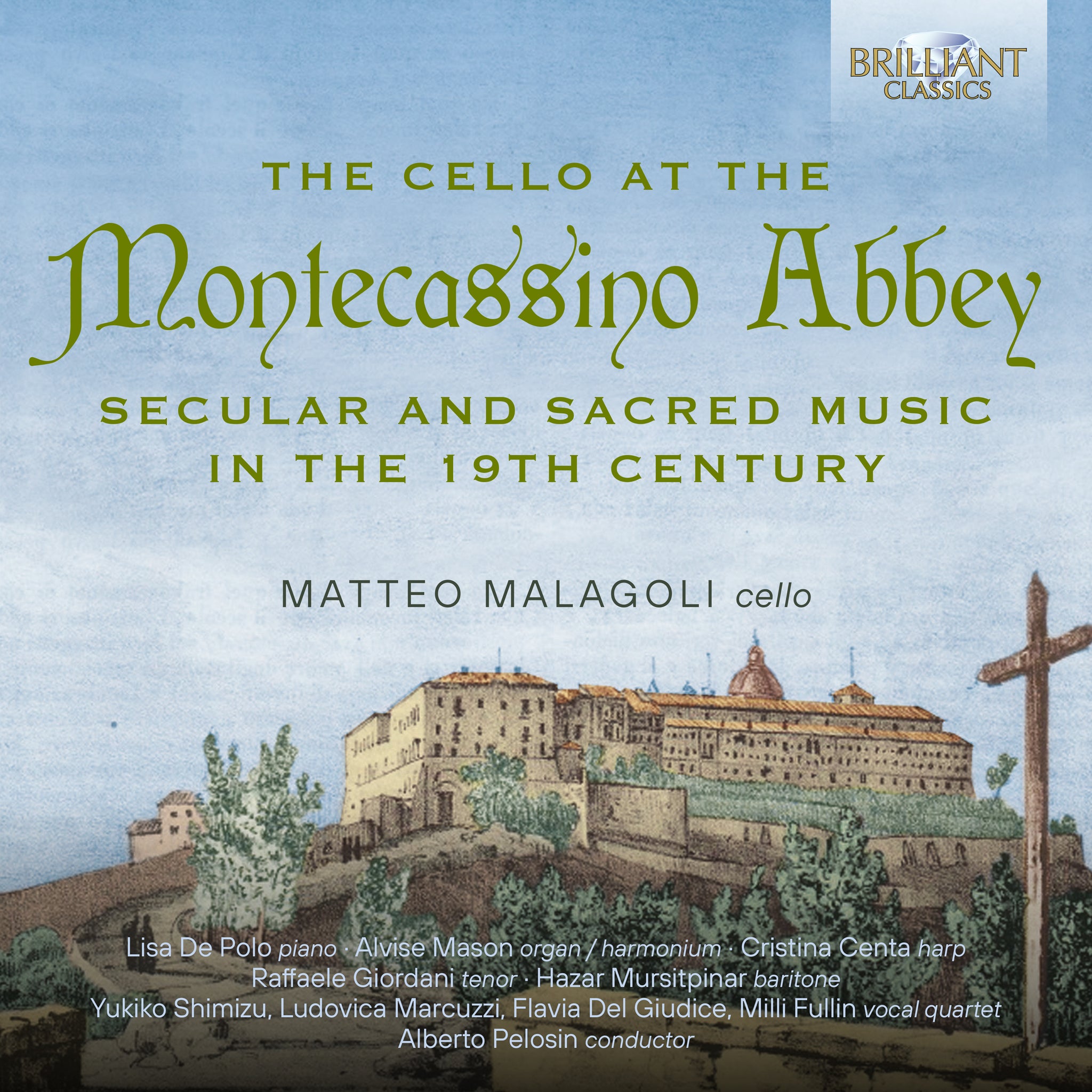 The Cello at the Montecassino Abbey / Malagoli