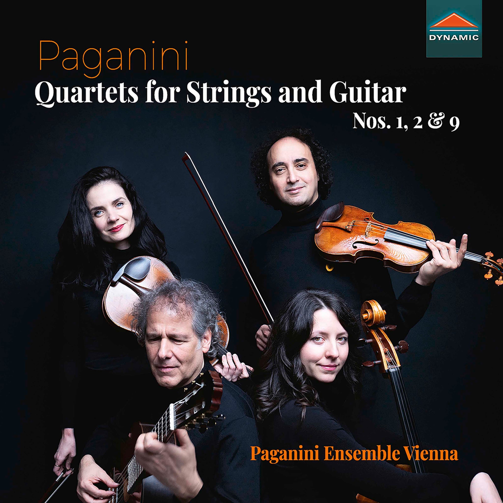 Paganini: Quartets for Strings and Guitar Nos. 1, 2 & 9 / Paganini Ensemble Vienna