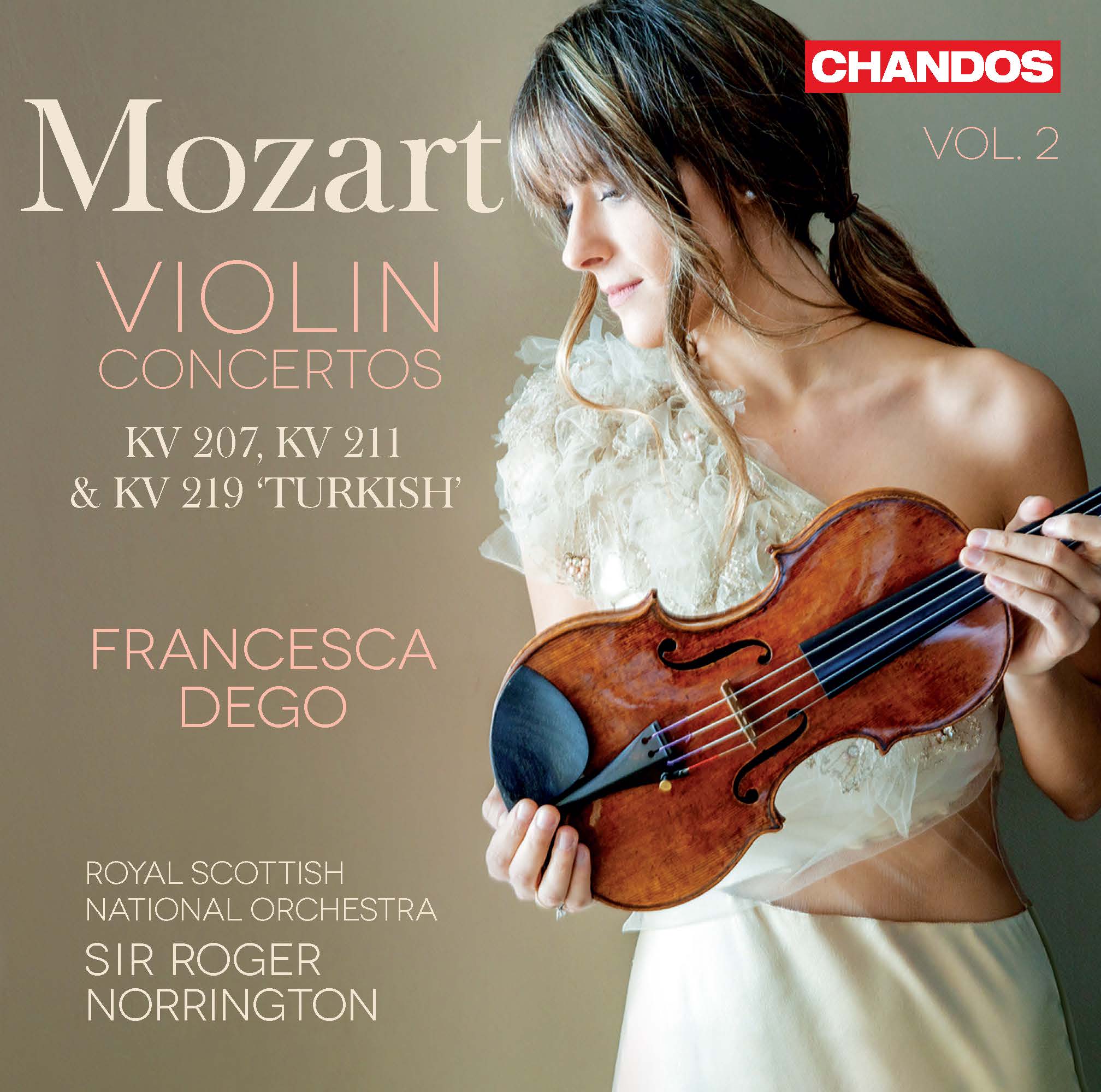 Mozart: Violin Concertos nos. 1, 2 & 5 / Dego, Norrington, Royal Scottish National Orchestra