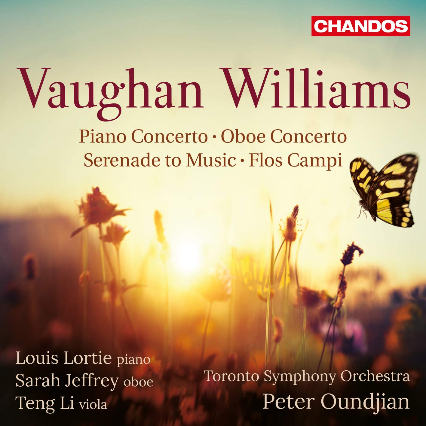 Vaughan Williams: Piano Concerto, Serenade To Music, Etc / Oundjian, Toronto Symphony