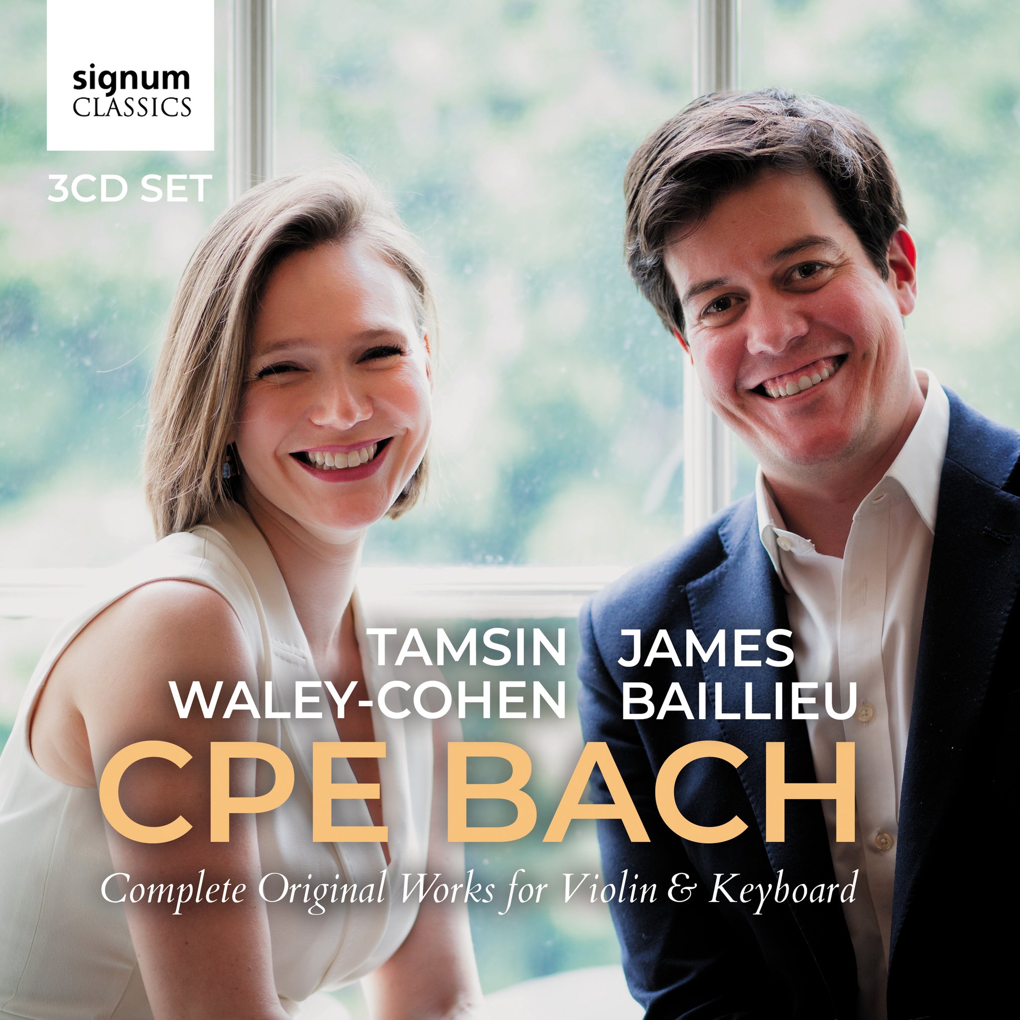 C.P.E Bach: Complete Original Works for Violin and Keyboard / Waley-Cohen, Baillieu