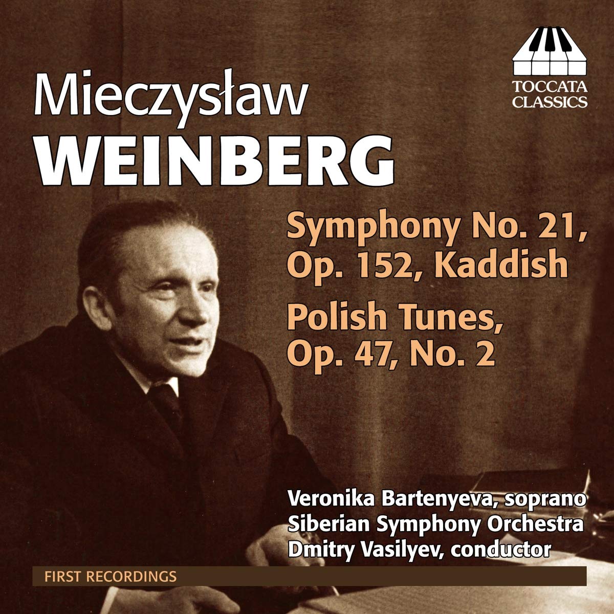 Weinberg: Music for Orchestra / Bartenyeva, Vasilyev, Siberian Symphony