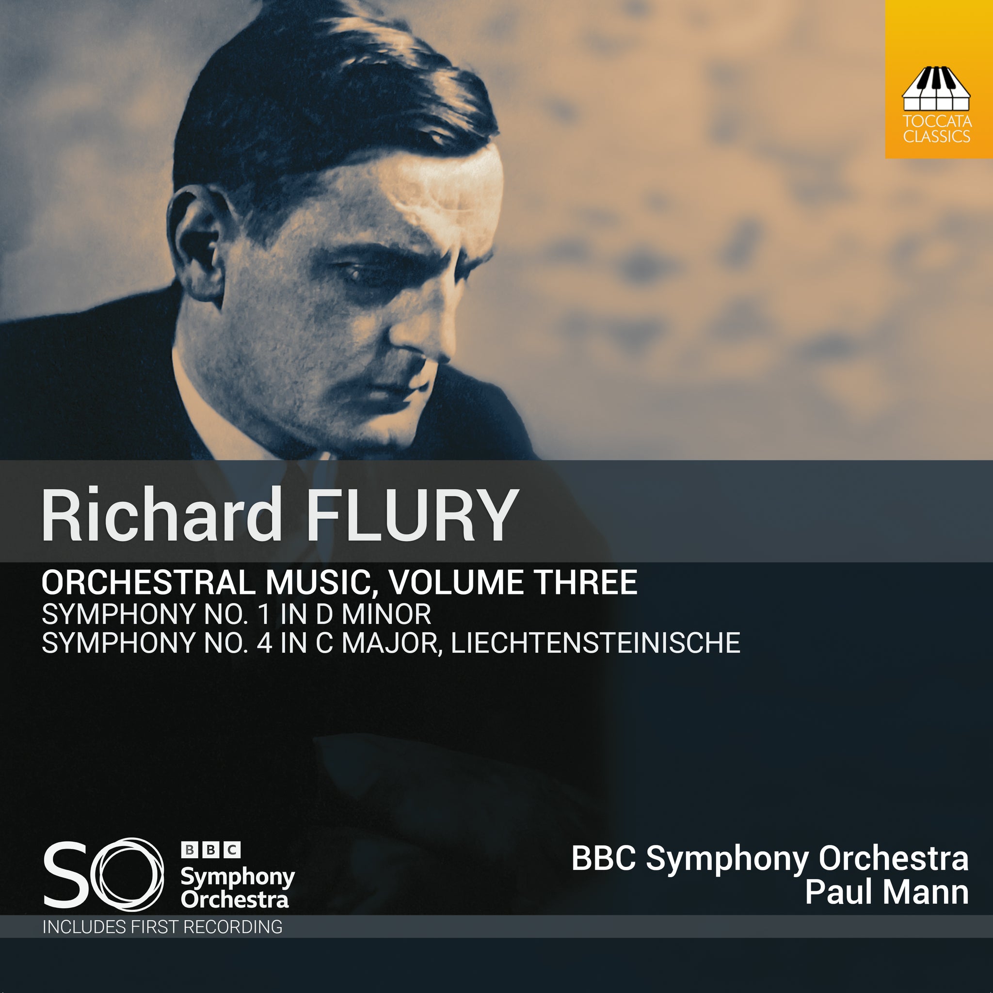 Flury: Orchestral Music, Vol. 3 - Symphonies nos. 1 & 4 / Mann, BBC Symphony