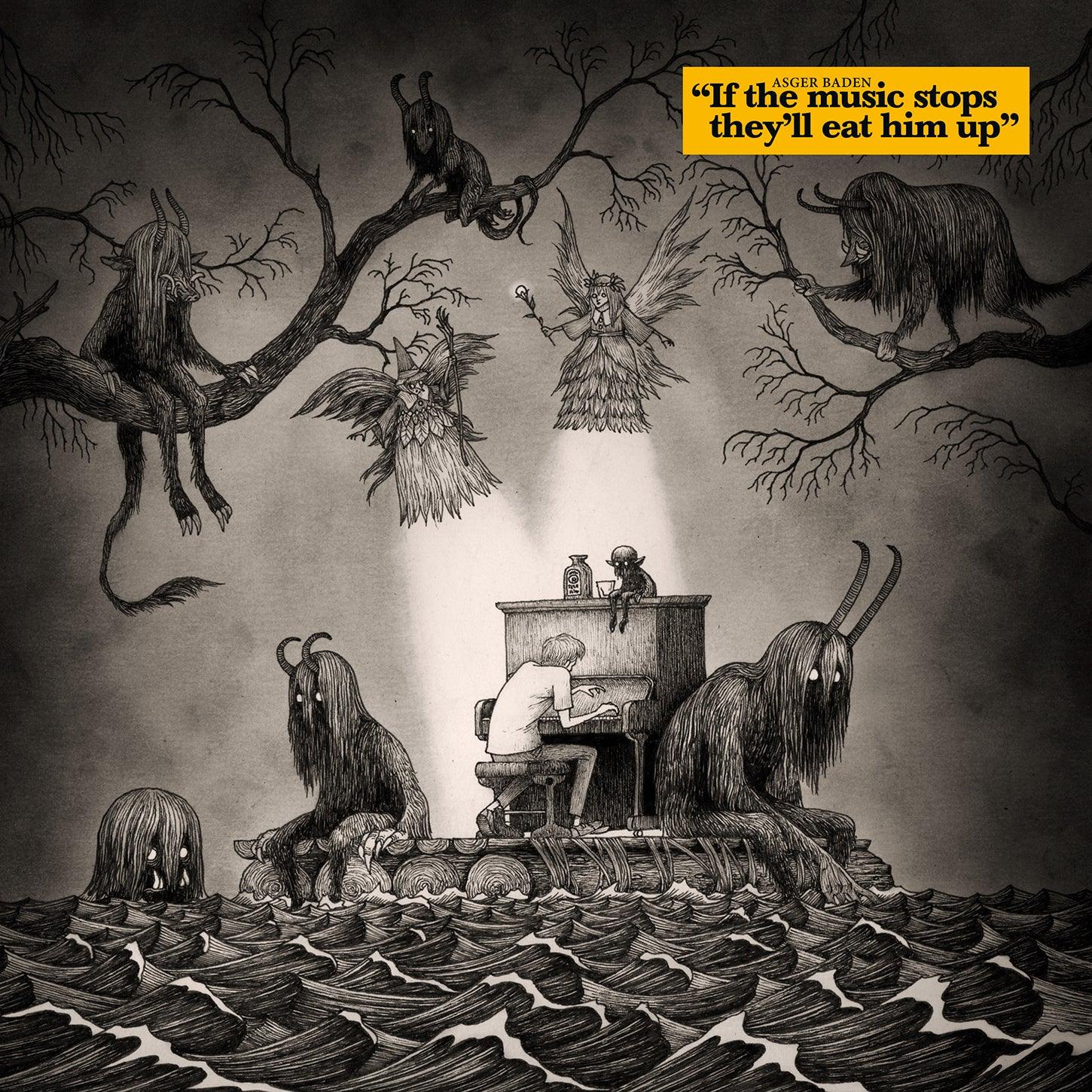 Asger Baden: If The Music Stops, They'll Eat Him Up (Yellow Vinyl) - ArkivMusic