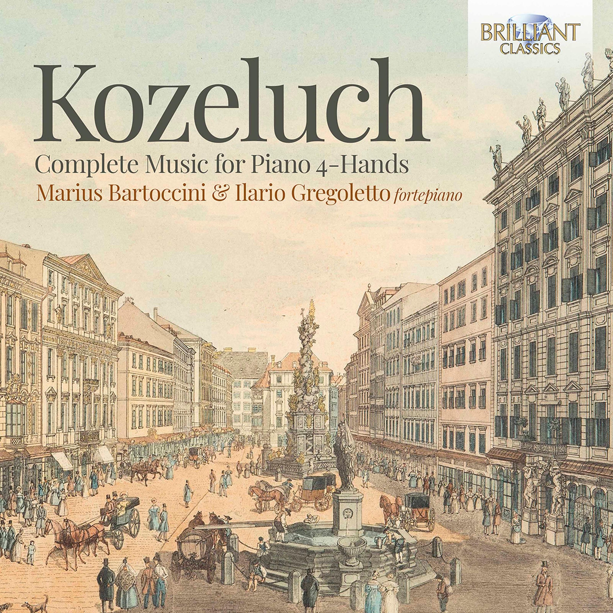 Kozeluch: Sonatas for Fortepiano 4-Hands / Gregoletto, Bartoccini - ArkivMusic