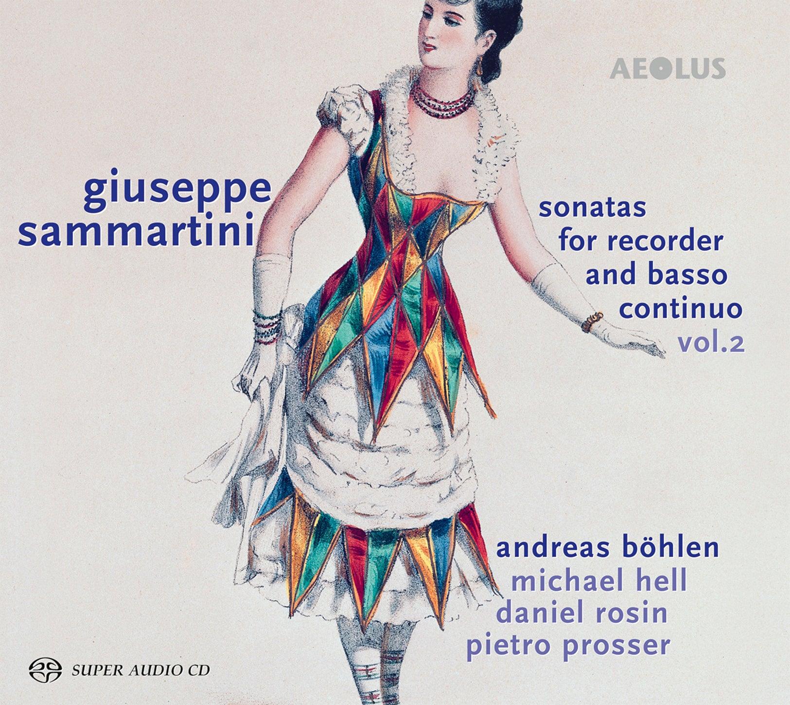 Sammartini: Sonatas for recorder & continuo Vol.2 / Böhlen, Hell, Rosin, Prosser - ArkivMusic