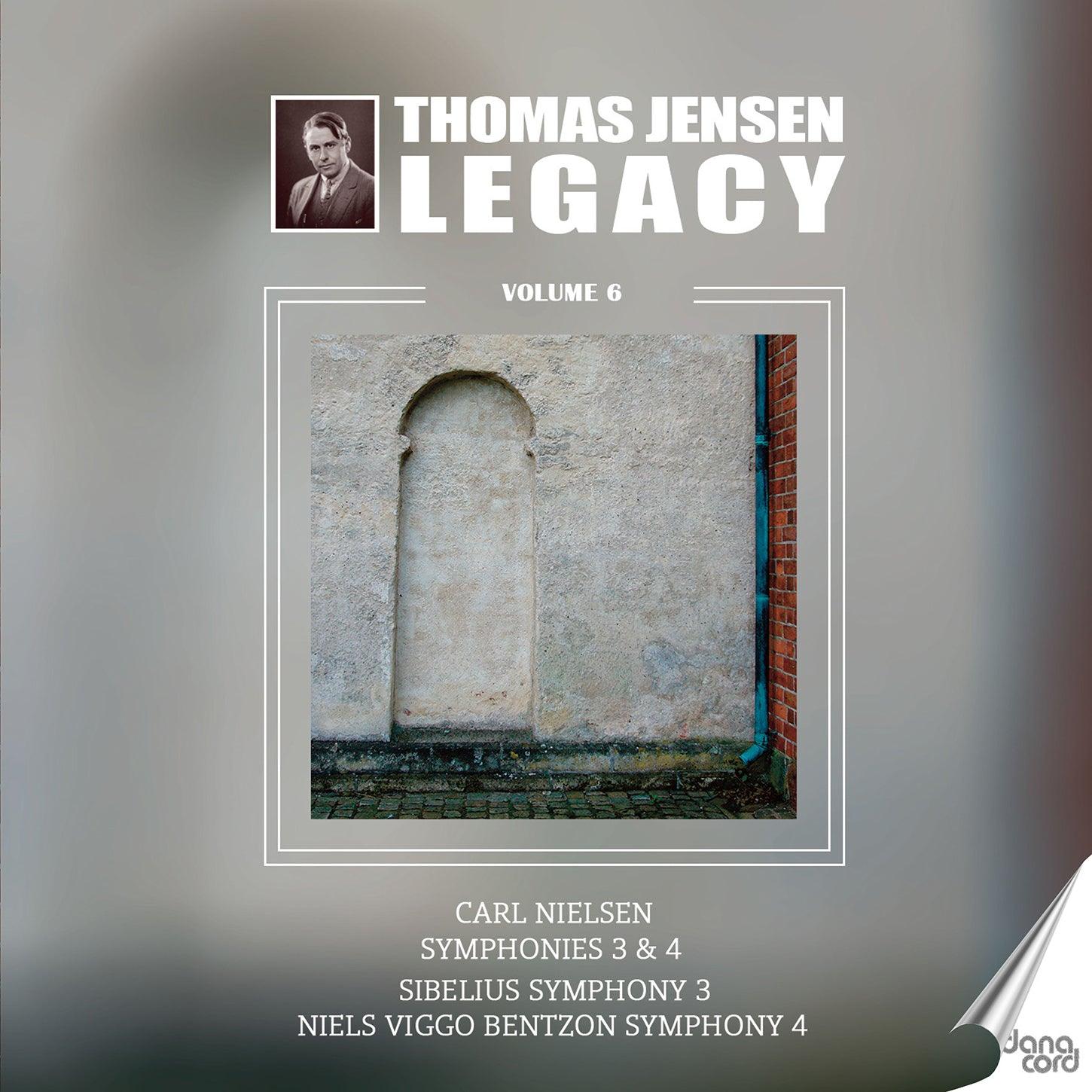 Sibelius, Nielsen, Bentzen: Thomas Jensen Legacy Vol. 6 / Jensen, Hermansen, Royal Danish & Danish Radio Symphony Orchestras - ArkivMusic
