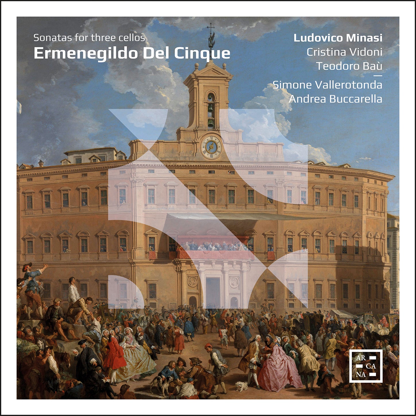 Del Cinque: Sonatas for 3 Cellos / Minasi, Vidoni, Baù, Vallerotonda, Buccarella